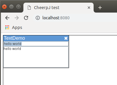 Swing App on Browser via CheerpJ