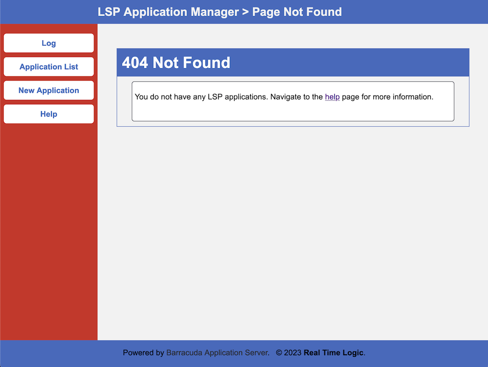 LSP Application Manager